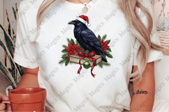 Christmas Raven on Book PNG Product Image 2