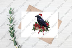 Christmas Raven on Book PNG Product Image 3