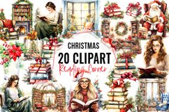 Christmas Reading Corner Clipart Product Image 1