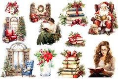 Christmas Reading Corner Clipart Product Image 3