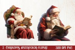 Christmas Reading Sublimation, Christmas Clipart Product Image 1