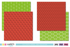 Festive digital paper for card making