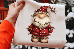 Christmas Red Santa Clipart Product Image 2