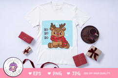 Christmas Reindeer clipart kawaii clipart png Cute vector Product Image 2