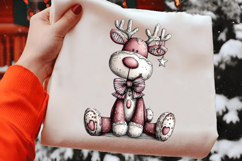 Christmas Reindeer Clipart Sublimation Product Image 2
