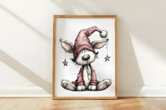 Christmas Reindeer Clipart Sublimation Product Image 3