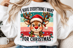 Christmas Reindeer Couple PNG Product Image 2