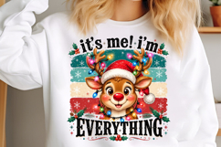 Christmas Reindeer Couple PNG Product Image 3
