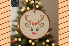 Christmas Reindeer Faces SVG Bundle - Cute Holiday Animal Product Image 6