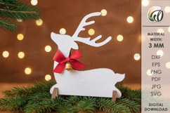 Christmas Reindeers Bundle Laser Cut. Stand Decor SVG Product Image 7
