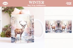 Christmas Reindeer Mug Wrap