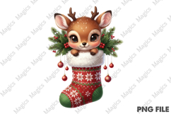 Christmas Reindeer PNG Product Image 1