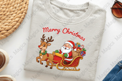 Christmas Reindeer Sleigh Sublimation Product Image 3