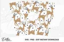 Rudolph Red Nose Reindeer Starbucks 24oz Acrylic Tumbler Cup Product Image 2