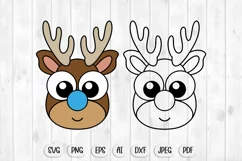 reindeer svg, christmas svg, reindeer face svg, cute reindeer svg, reindeer svg file, deer svg, deer head svg, deer face svg, cartoon deer svg, baby deer svg, deer christmas svg, cute deer svg, christmas svg kids