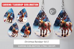 Earring Christmas Reindeer Product Image 1