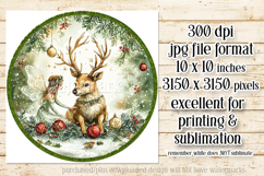 Christmas Spinner, Fairy and Reindeer Christmas Round, r1 Product Image 2