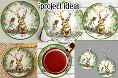 Christmas Spinner, Fairy and Reindeer Christmas Round, r1 Product Image 3