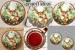 Christmas Spinner, Fairy and Reindeer Christmas Round, r2 Product Image 3