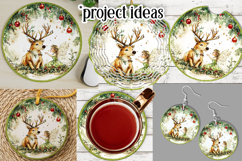 Christmas Spinner, Fairy and Reindeer Christmas Round, r3 Product Image 3