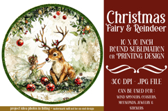 Christmas Spinner, Fairy and Reindeer Christmas Round, r4 Product Image 1