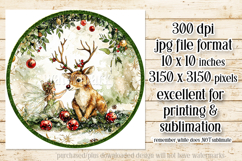 Christmas Spinner, Fairy and Reindeer Christmas Round, r4 Product Image 2