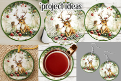 Christmas Spinner, Fairy and Reindeer Christmas Round, r4 Product Image 3