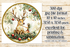 Christmas Spinner, Fairy and Reindeer Christmas Round, r5 Product Image 2