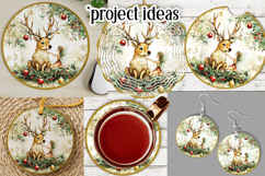 Christmas Spinner, Fairy and Reindeer Christmas Round, r5 Product Image 3