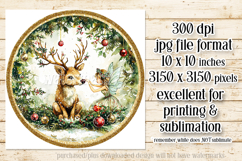 Christmas Spinner, Fairy and Reindeer Christmas Round, r6 Product Image 2