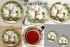 Christmas Spinner, Fairy and Reindeer Christmas Round, r6 Product Image 3