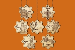 Laser Cut Wooden Christmas Ornaments Product Image 5