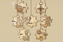 Laser Cut Wooden Christmas Ornaments Product Image 3