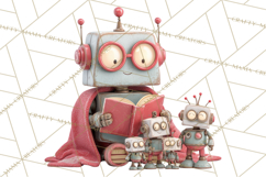 Christmas Robot Clipart PNG, Fun Christmas Png Product Image 4