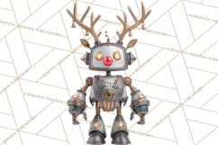 Christmas Robot Clipart PNG, Fun Christmas Png Product Image 4
