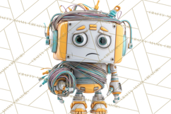 Christmas Robot Clipart PNG, Fun Christmas Png Product Image 5