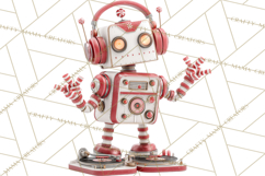 Christmas Robot Clipart PNG, Fun Christmas Png Product Image 3