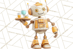 Christmas Robot Clipart PNG, Fun Christmas Png Product Image 2
