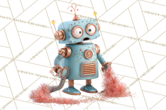 Christmas Robot Clipart PNG, Fun Christmas Png Product Image 4