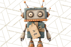 Christmas Robot Clipart PNG, Fun Christmas Png Product Image 5