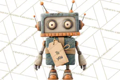 Christmas Robot Clipart PNG, Fun Christmas Png Product Image 5