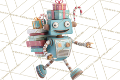 Christmas Robot Clipart PNG, Fun Christmas Png Product Image 3