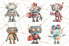 Christmas Robot Clipart PNG, Fun Christmas Png Product Image 2