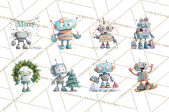 Christmas Robot Clipart PNG, Fun Christmas Png Product Image 4