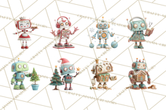 Christmas Robot Clipart PNG, Fun Christmas Png Product Image 7