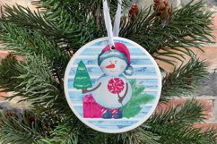 Christmas Ornament Sublimation. Gif tags PNG Product Image 6