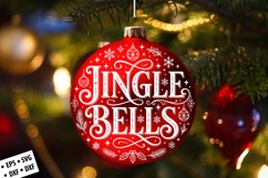 Christmas Round Ornament SVG Design | 10 Christmas SVG Files Product Image 7