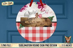 sublimation round sign design, round sublimation designs, valentines sublimation sign design,