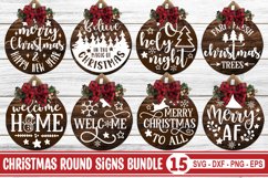 Christmas Round Signs Bundle - High Quality PNG, SVG Product Image 1