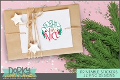 Christmas Round Sayings Small Business Sticker Bundle Product Image 2